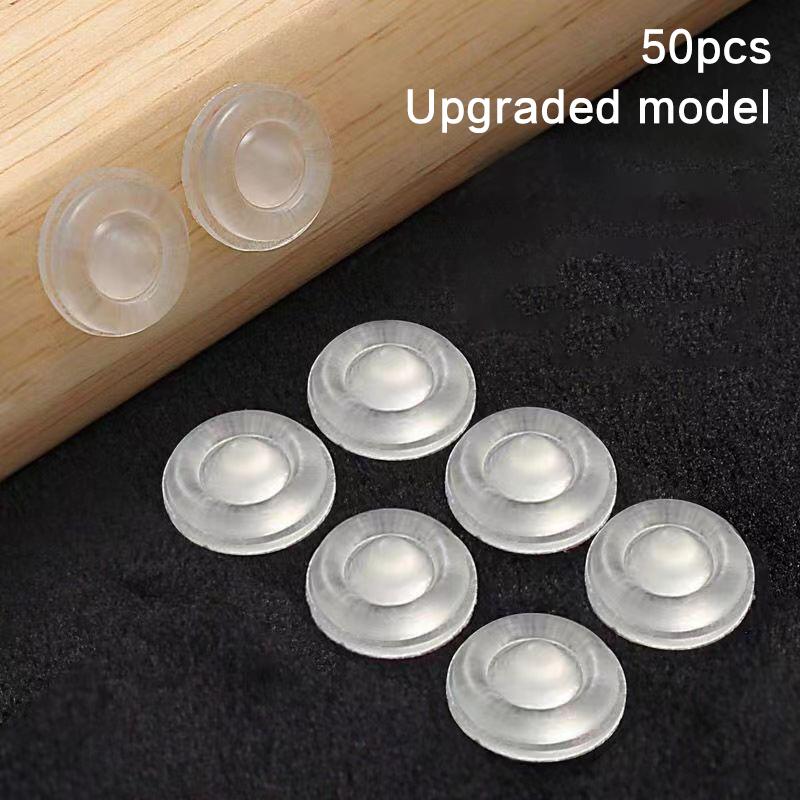 Прозрачный силиконовый противоударный гранулированный наполнитель для двери шкафа, противоударный наполнитель, бесшумная паста, буфер, противоскользящие гранулы с антиклеем