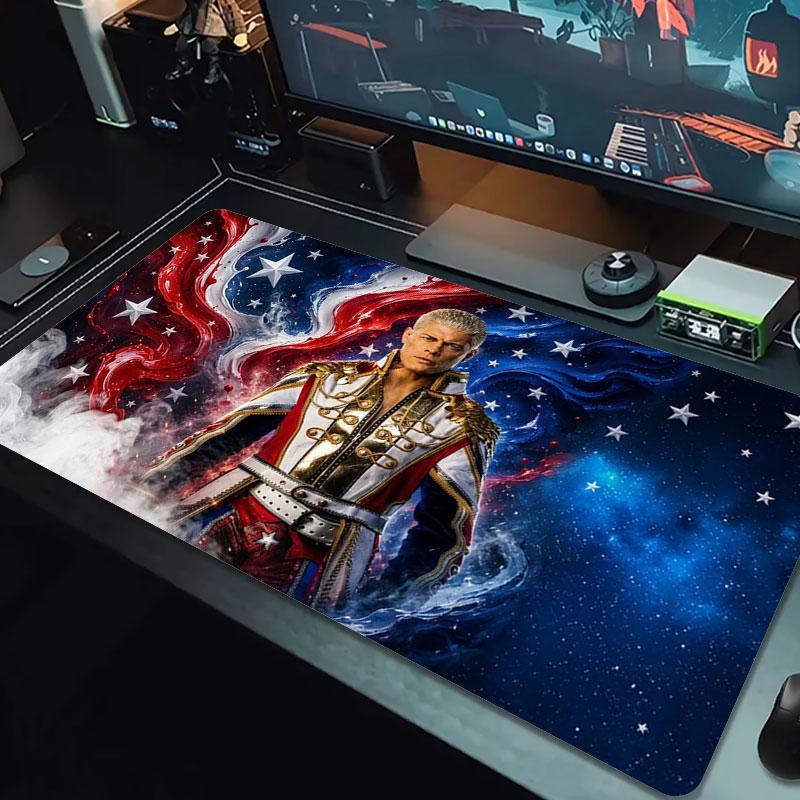 Cody Rhodes Large Size Mouse Pad Large Gaming Table Cushion Non-slip Laptop Tablet Big Mousepad XXL Mat Mini PC Playmat With Lock edge