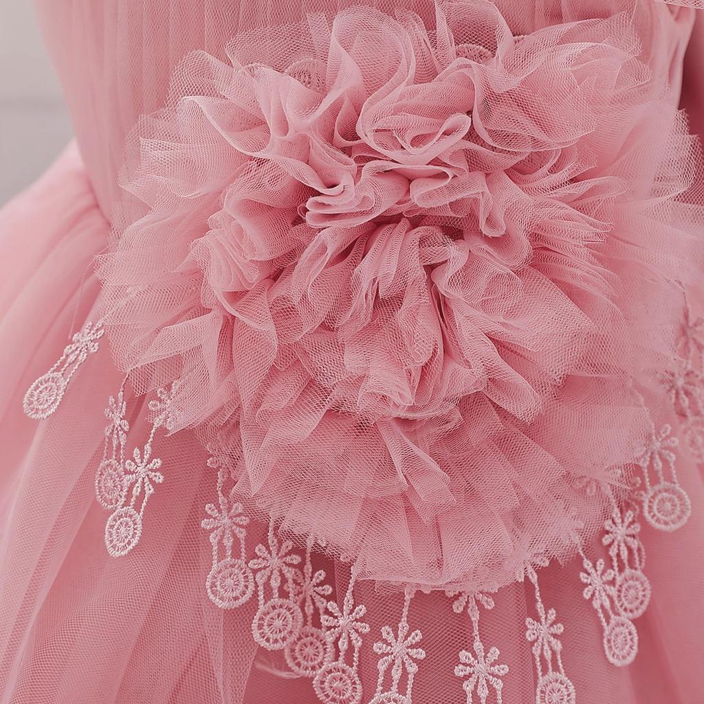 Новое платье принцессы для девочки на один год с рукавами-крылышками для банкета и фестиваля