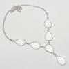 White Topaz Handmade 925 Sterling Silver Jewelry Necklace 18" s4V23