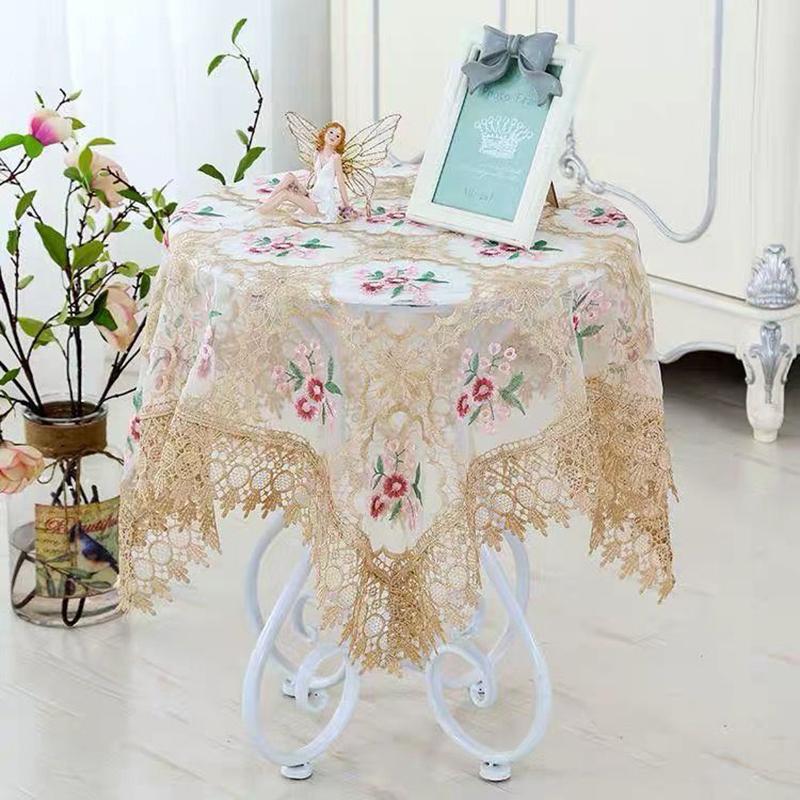 Household Items Household Coffee Table Cover Kitchen Oven Oil Cover Cloth Hollow Lace Rice Cooker Cover Cloth Multi-purpose Cover Cloth