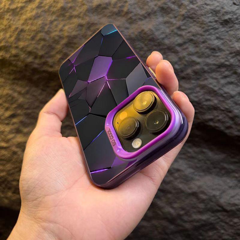 Яркий пэчворк чехол для телефона iPhone 13, 14, 15 Pro, 16 Pro Max, 17