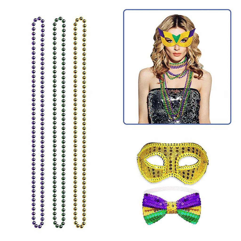 Mardi Gras Celebration Costume Hat Masquerade Mask Festival Theme Party Sequins Fedora Hat Carnival Party Accessories