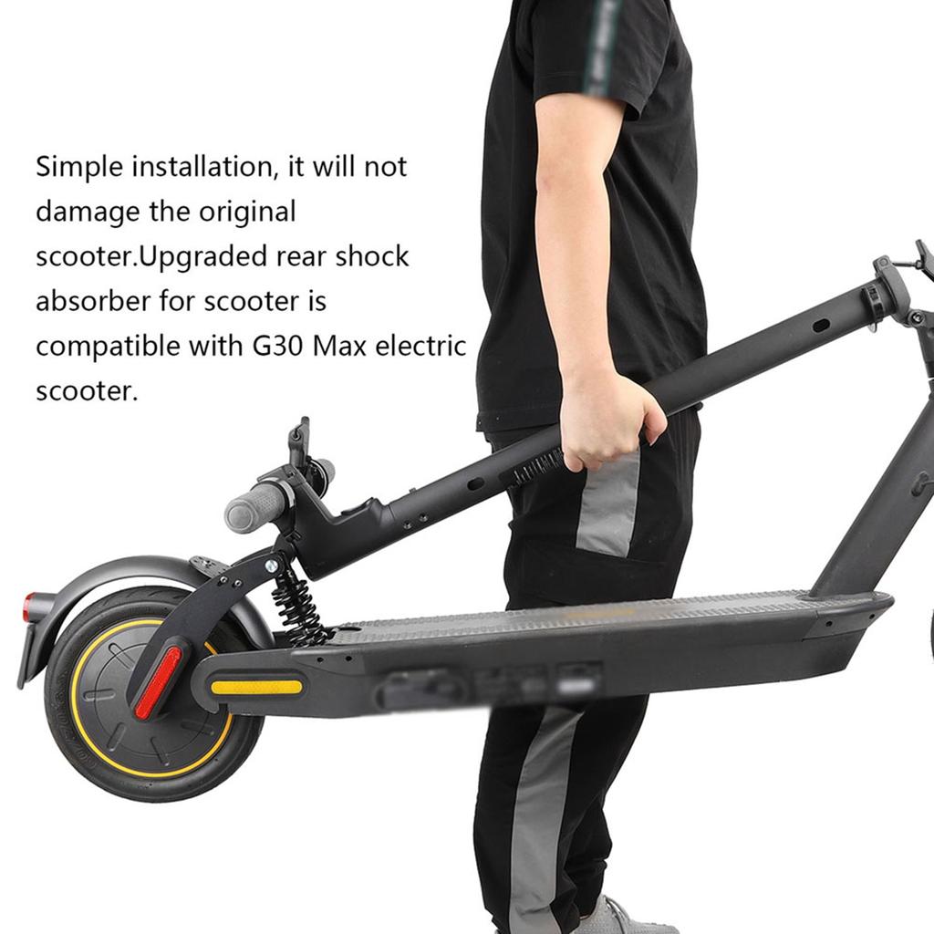 Задний амортизатор для скутера Задний пружинный амортизатор Запасные аксессуары Совместим с электросамокатами