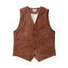 Мужской винтажный вельветовый жилет, деловой кэжуал, британский стиль