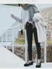 Women's High-Waist Lamb Fleece Leggings - Velvet Thickened, Warm Cotton Pants for Autumn/Winter Outerwear.