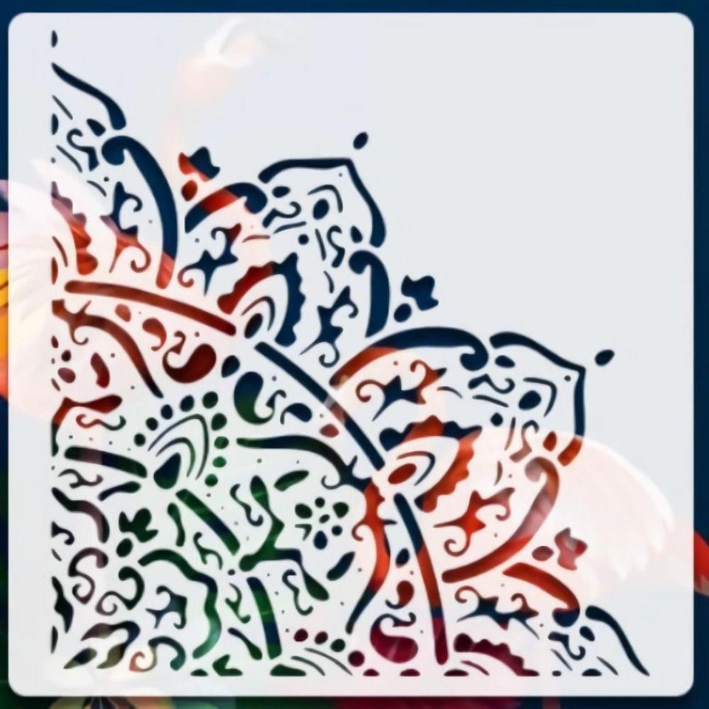 Reusable Mandala Stencil Kit Large Size Stencil Template Embossing Big Stencil  Canvas Art