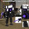 Skibidi Toilet Upgraded Titan TV Man Building Sets Gargantuan TV Man Boss Figures Merch Birthday Christmas Toy Gifts 396PCS