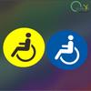 Disabled Special Vehicle Driving Stickers Barrier Free Car Signs Waterproof and Reflective Car Stickers