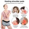 Подогреваемый плечевой бандаж с USB-разъемом, 3 температурных режима, регулируемый, для мужчин и женщин, болезненность, скованность, облегчение боли в плечах, электрический подогрев плечевого бандажа