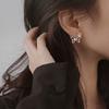 Design Sense Hollow Insect Elf Earrings Women'S Small Butterfly Ear Buckles