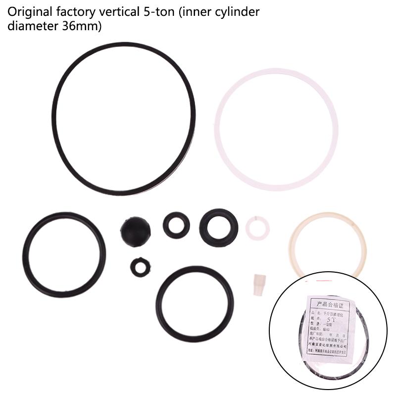1 Set 2T -50T Horizontal Repair Kit 2-50 Tons Horizontal Jack Accessories Hydraulic Plunger Piston Oil Seal