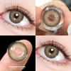 FUNSACHY 1 Pair Blue Contact Lenses for Eyes Natural Colored Contact Blue Eyes Lenses Korean Contacts Lenses Yearly Green Pupil