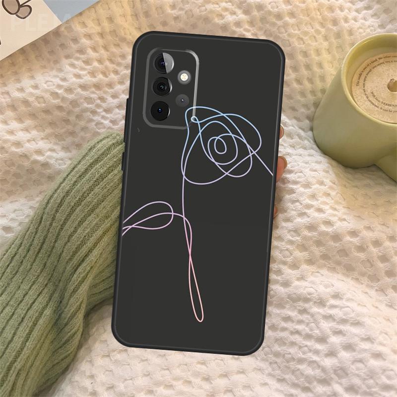 Чехол "Люби себя" для Samsung Galaxy A15 A22 A52 A32 A54 A14 A16 A26 A36 A56 A55 A35 A05 A06 A53 A33 A13