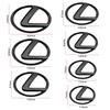 3D ABS Car Front Rear Emblem For Lexus IS250 CT200H GS300 NX200 GS350 IS200 IS300 ES200 ES300 GX470 RX400 Trunk Badge Sticker