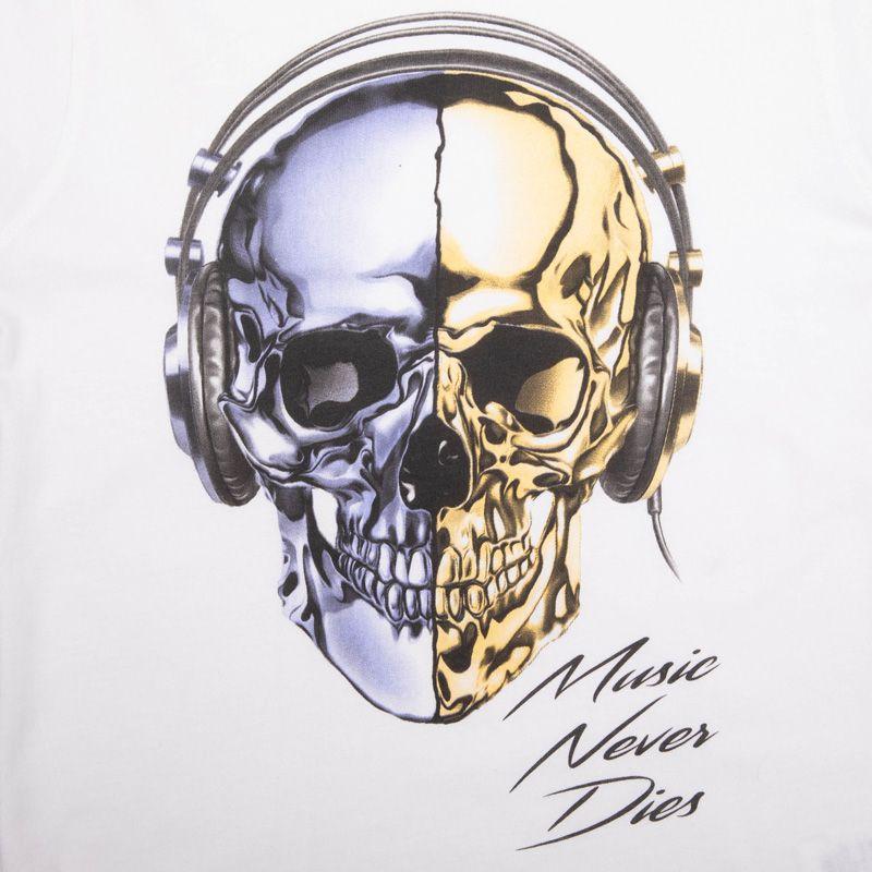 Футболка с принтом черепа для мальчика DEELUXE 74