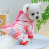 Winter Fleece-Lined Dog Cat Coat Warm Plush Puppy Kitten Clothes Costume Outfit  Puppy Dog Clothes  Dog Sweater for Large Dogs