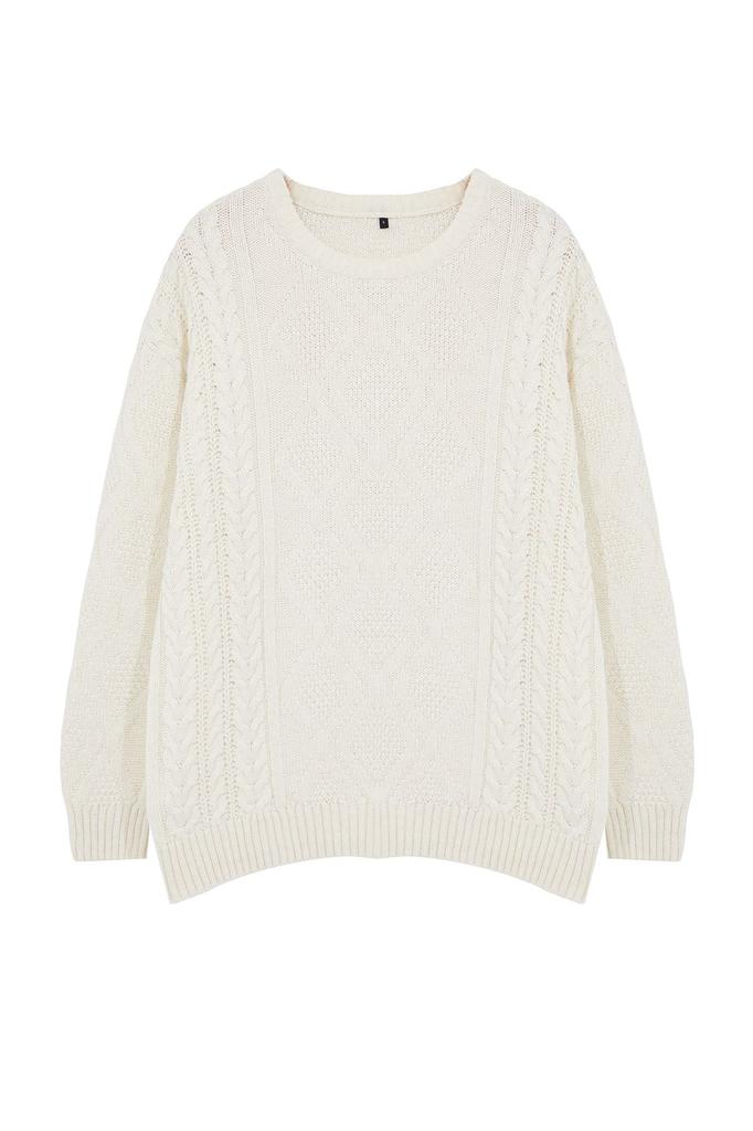 Мужской модный стильный свитер унисекс с камнями большого размера, широкий крой с круглым вырезом, плетеный трикотаж с волосами