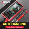 Aneng 621A умный цифровой мультиметр мультиметр с сенсорным экраном тестер транзисторов 9999 отсчетов True RMS автоматический диапазон постоянного/переменного тока 10 А метр