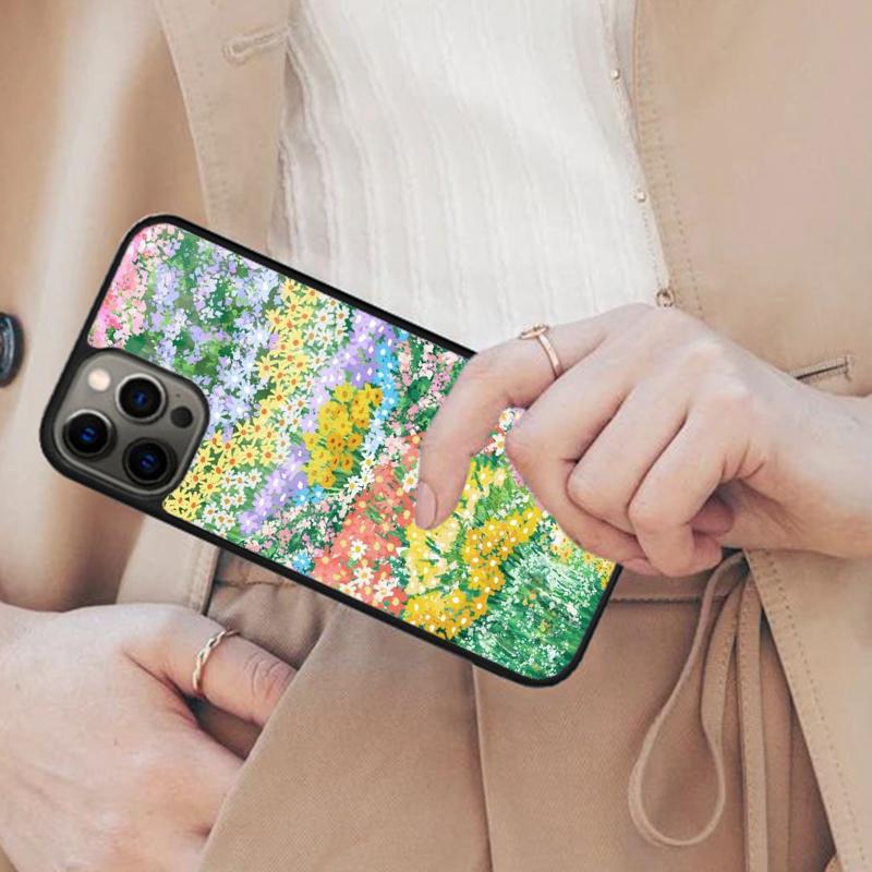 Digital Ethnic Florals Pattern Magnetic Phone Case For APPLE iPhone 17 Air 16 14 13 12 Pro Max 15 Plus Charge MagSafe Cover