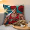 Cushion Cover  Linen  SkinFriendly Soft Decorative Case for Sofa Home Decor Classic anima SSlam DunkS Pillow cover