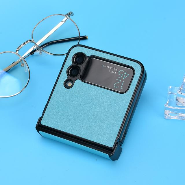 Drop Protection Slim Matte Folding Case For Samsung Galaxy Z Flip 3 5g Flip4 Flip 4 Flip3 Non -Fingerprint Slim Phone Bag Cases