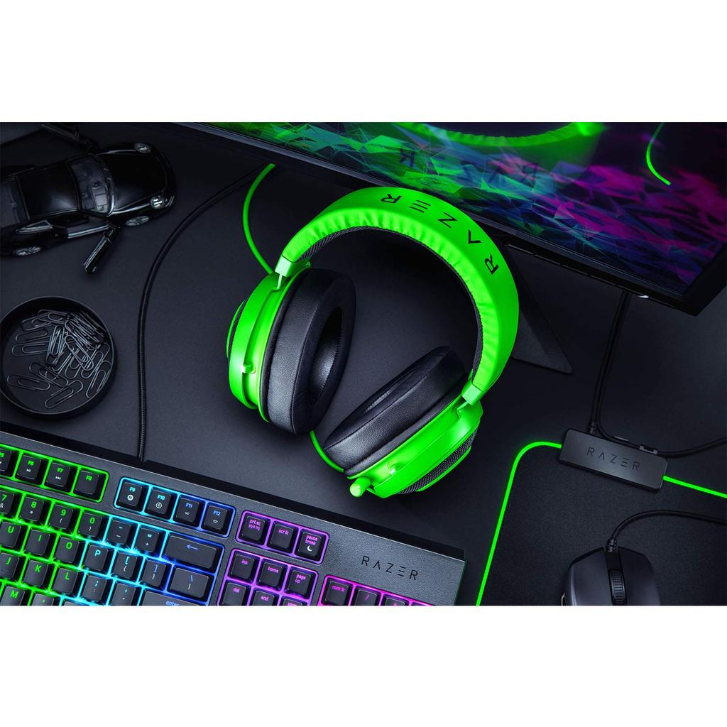 Razer Kraken Black игровая гарнитура аналоговое подключение PS5 PS4 ПК переключатель смартфон охлаждающий гель подставка авторизованный дистрибьютор гарантировано [японский продукт]