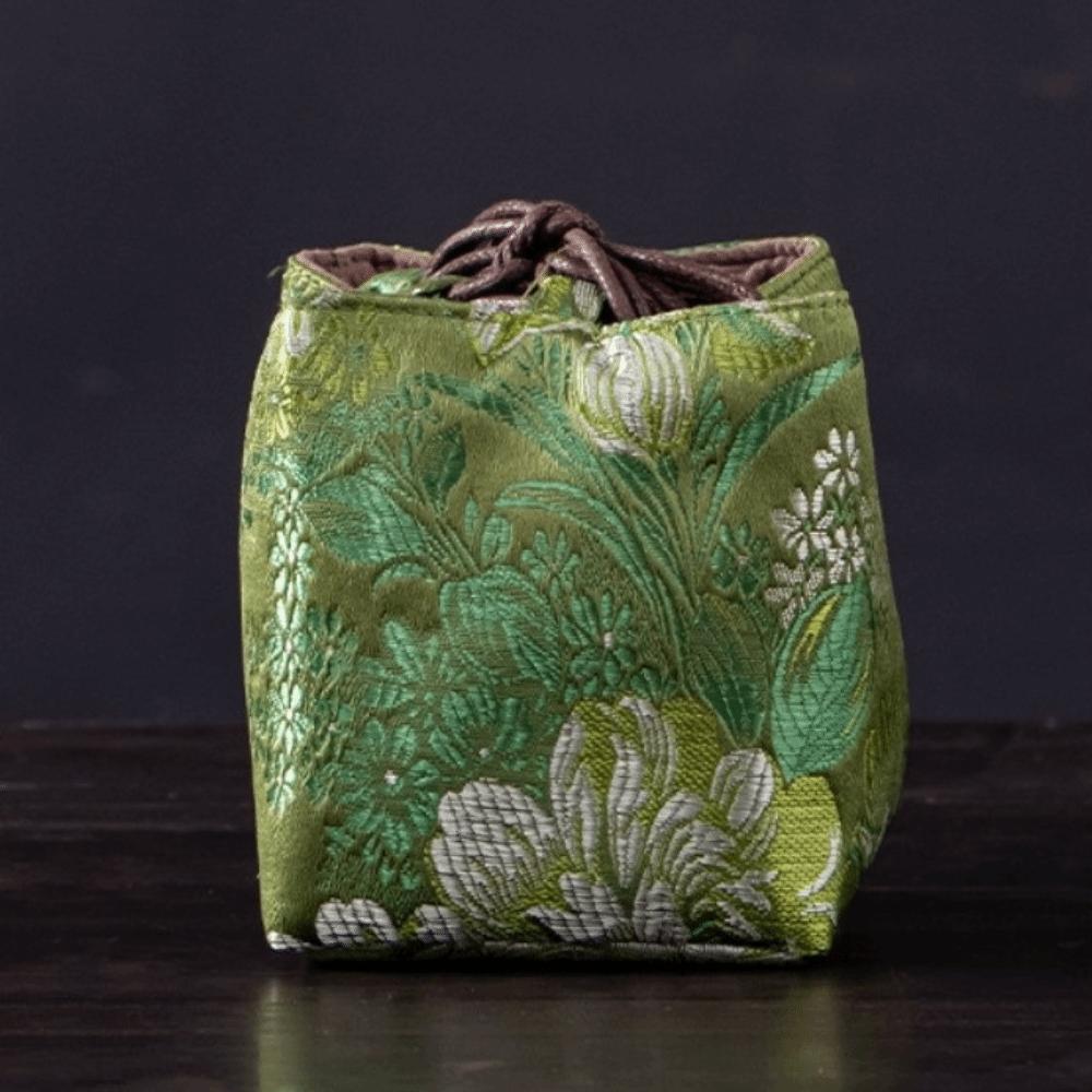 Вышитая сумка в китайском стиле, утолщенная сумка для хранения чайника, грелка для чайника, китайская чайная культура