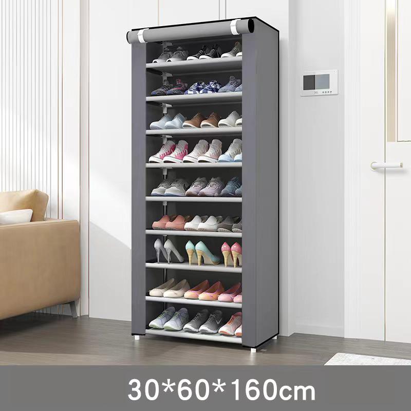 Shoes Rack With Dustproof Cloth Non-Woven Fabric Shoe Stands Organizer Closet Home Shoes Storage Holder Shelfs