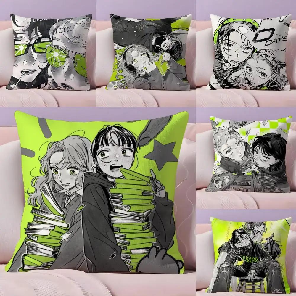 Cushion Cover Plush Fabric Soft DoubleSided Printed Sofa Warm Winter Home Gift Pillow Aya OOosawa Koga MMitsuki Stickers