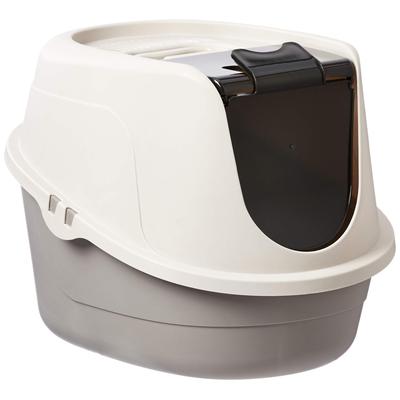 Amazon Basics Кошачий лоток с крышкой, Большой, 61 x 46 x 43 см, Разноцветный