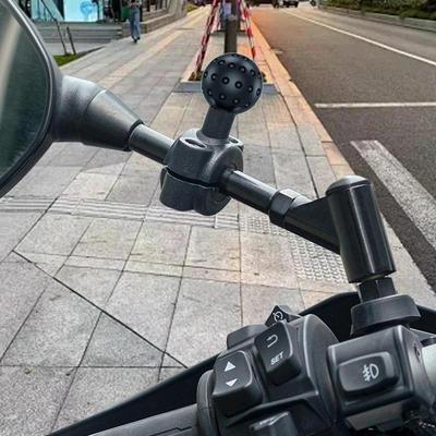 Адаптер шаровой головки База для крепления шаровой головки зеркала заднего вида Нескользящий Аксессуары для мотоцикла Водонепроницаемый Крепежный кронштейн Для экшн-камеры