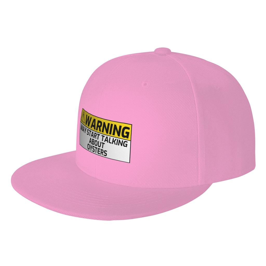 Fashion Warning May Spontaneously Start Talking About Oysters Flat Brim Sun Hat  Easy To Clean Baseball Caps