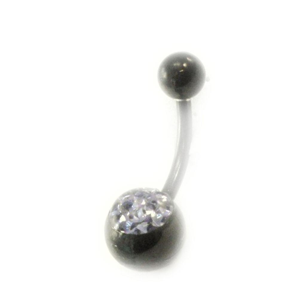 Les Trésors De Lily [I9485] - Purple 'Crystal' Body Piercing