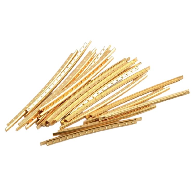 20 шт. Наборов ладов из латуни для электрогитары, бас-гитары, накладки грифа, 19 ладов, 22 лада