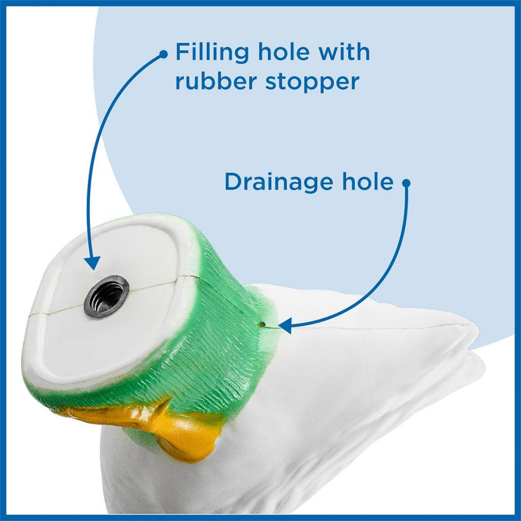 18 см Белый Гусь Садовый Декор Уникальный Открытый Садовый Ландшафт Статуя Животного для Украшения Дома Фигурки Животных Подарок