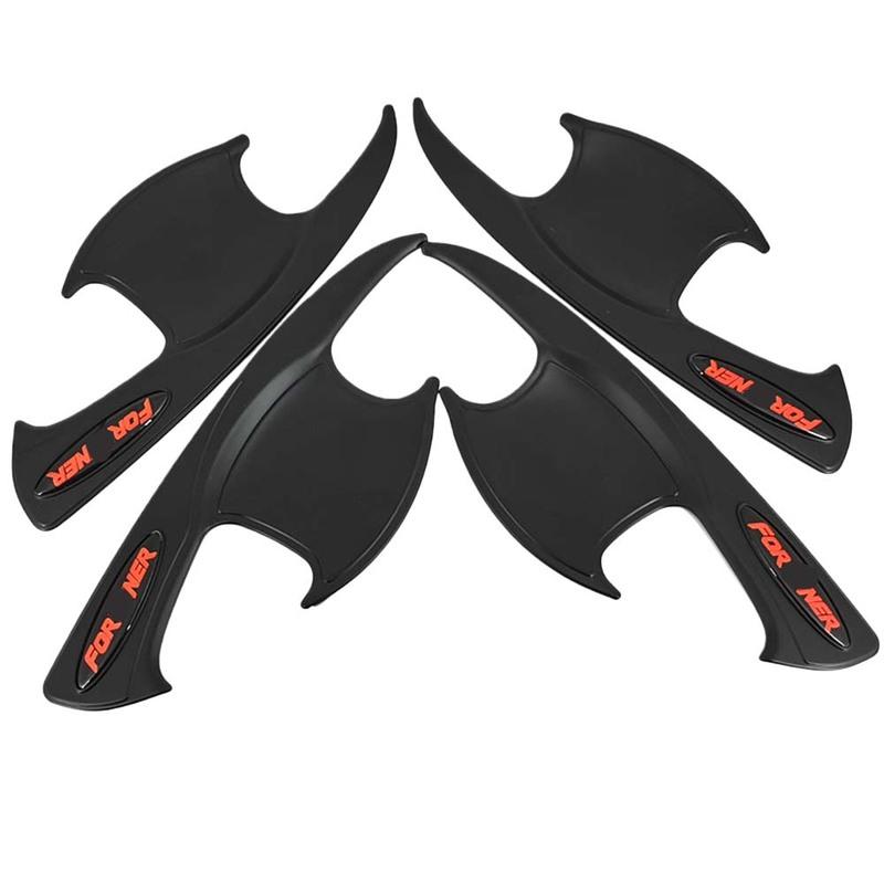 Car Decoration Door Bowl Handle Cover For FORTUNER 2016- Matte Black Cars Accessories Smart Holes Exterior Styling
