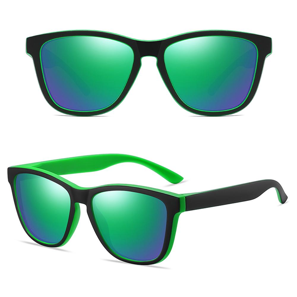 Модные Классические Солнцезащитные Очки с Поляризацией и Защитой от УФ400 для Вождения, Рыбалки, Зеркальные Солнцезащитные Очки