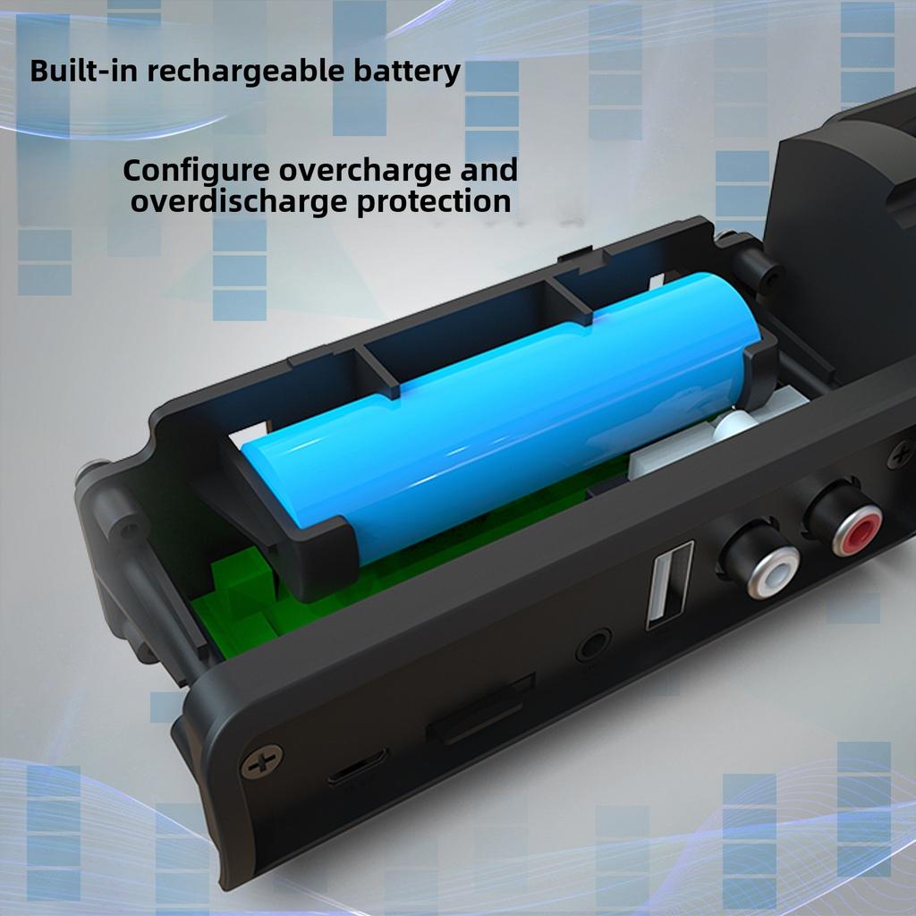 Wireless Bluetooth Speaker & Long Soundbar TV Whispering Wall Speaker Can Be Connected To Computer and Projector