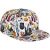 Модная Удобная Регулируемая Кепка-бейсболка Snapback с Принтом Уличной Сцены Нью-Йорка Кепки для Отцов для Мужчин Черная