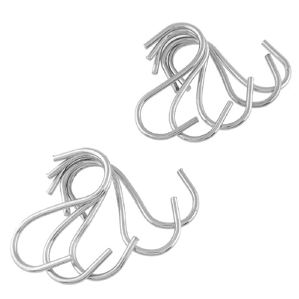 5/10/20 шт. Держатель для домашней кухни из нержавеющей стали S-образный крючок для хранения, застежки, крючки, вешалка