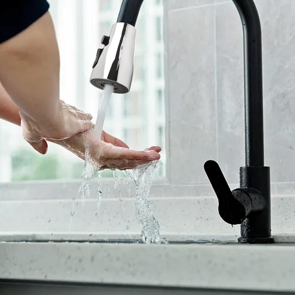 Выдвижная душевая головка с распылителем, сменный смеситель для кухни, 3 режима