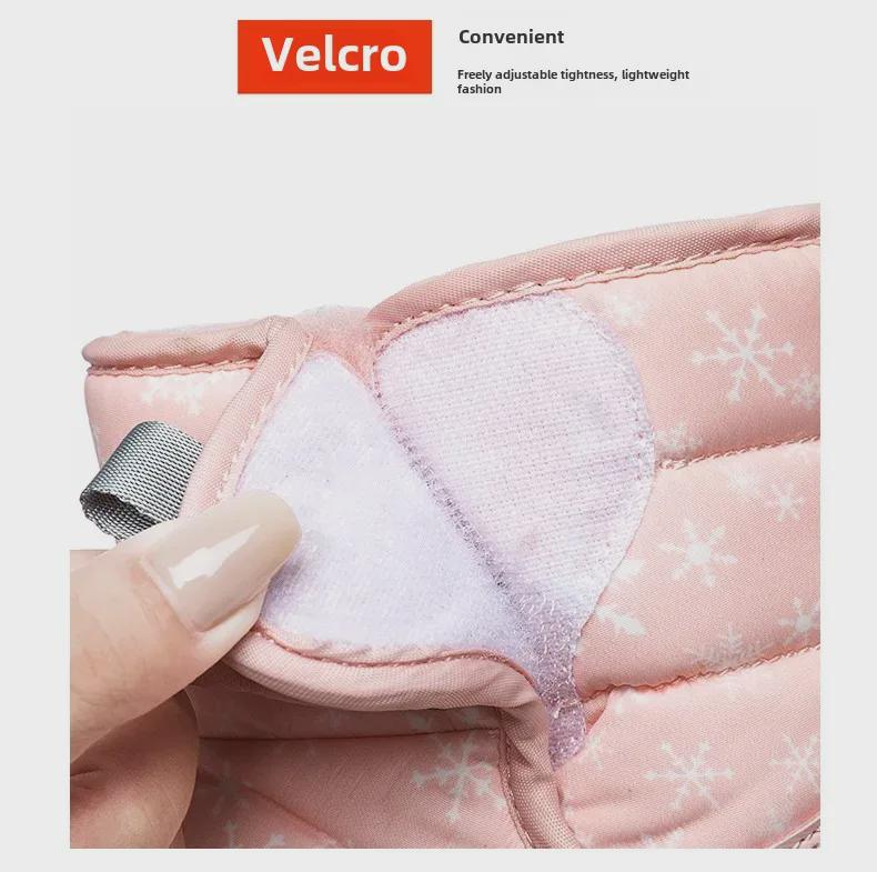 Зимние сапоги для девочек 2023 года: Теплые детские ботинки из толстого бархата со стальными когтями