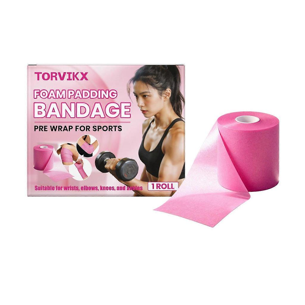 TORVIKX Sports Protection Sponge Bandage - Comfortable, Skin-Friendly, Snugly Adhering To The Skin, Outdoor Sports Buffer Wrapping Bandage