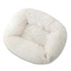 Square Dog Cat Bed with Side Cover Medium Large Sofa Plush Kennel Winter Warm Puppy Mat Nest Soft House Non-slip Basket Cushion