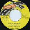 7inch Record RICHIE STEPHENS - Give Me The Night  NONE Main St. 1995 Jamaica Reggae, Ska & Dub Used