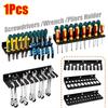 1Pcs Wall Mount Screwdriver Storage Rack Pliers Wrench Organizer Holder  Hardware Tool Organizer