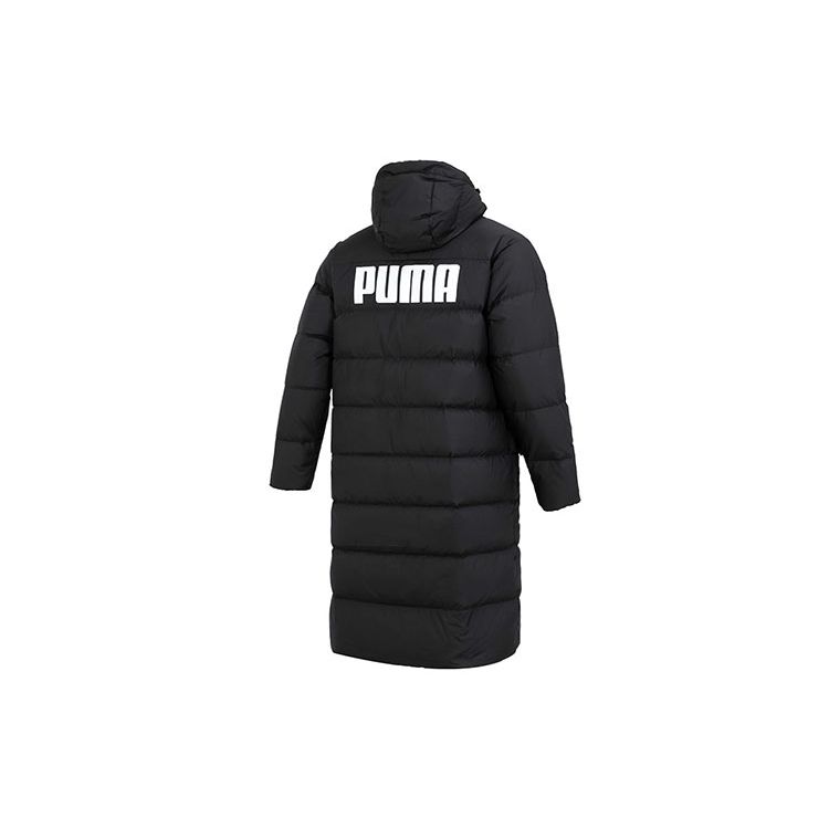 Puma Спортивная повседневная длинная куртка-пуховик с капюшоном Мужская верхняя одежда Черный 849985-01