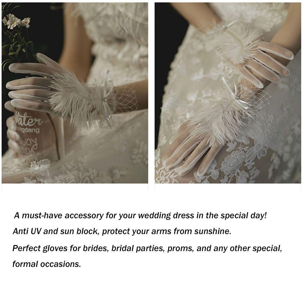Вечерние выпускные кружевные перчатки, варежки для свадебного платья, варежки для езды на велосипеде, перчатки для свадьбы и свадьбы