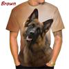 Cute German Shepherd 3D Print T-shirt Fashion Men Clothing Summer Casual Oversized T Shirt Harajuku Street Unisex Tops Kids Tees